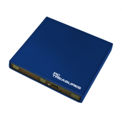 External DVD / RW Drive - Navy Blue