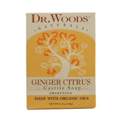 Dr. Woods Castile Bar Soap Ginger Citrus